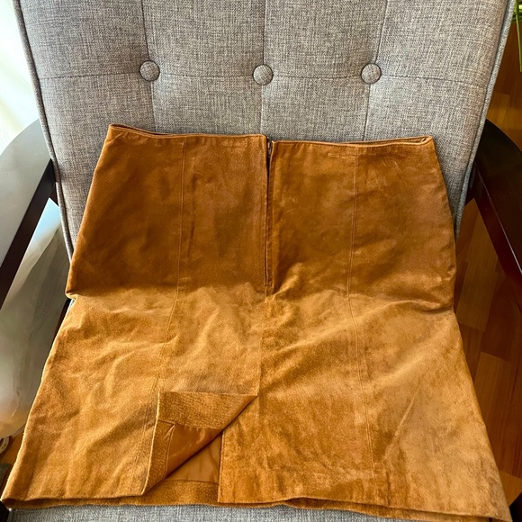 100% real suede vintage skirt - Picture 2 of 3